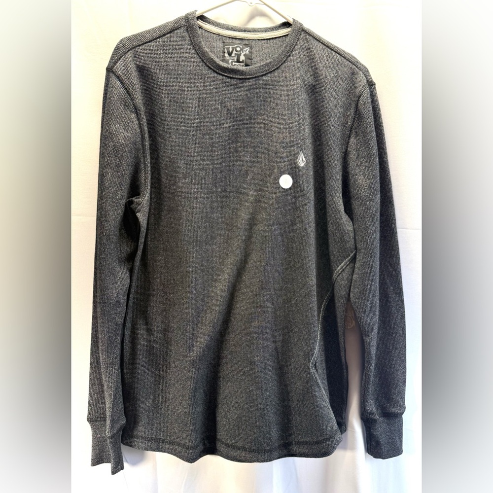 Volcom Charcoal Long Sleeve Sweater NWT
